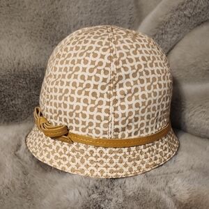 Coach Beige Patterned Women's Hat